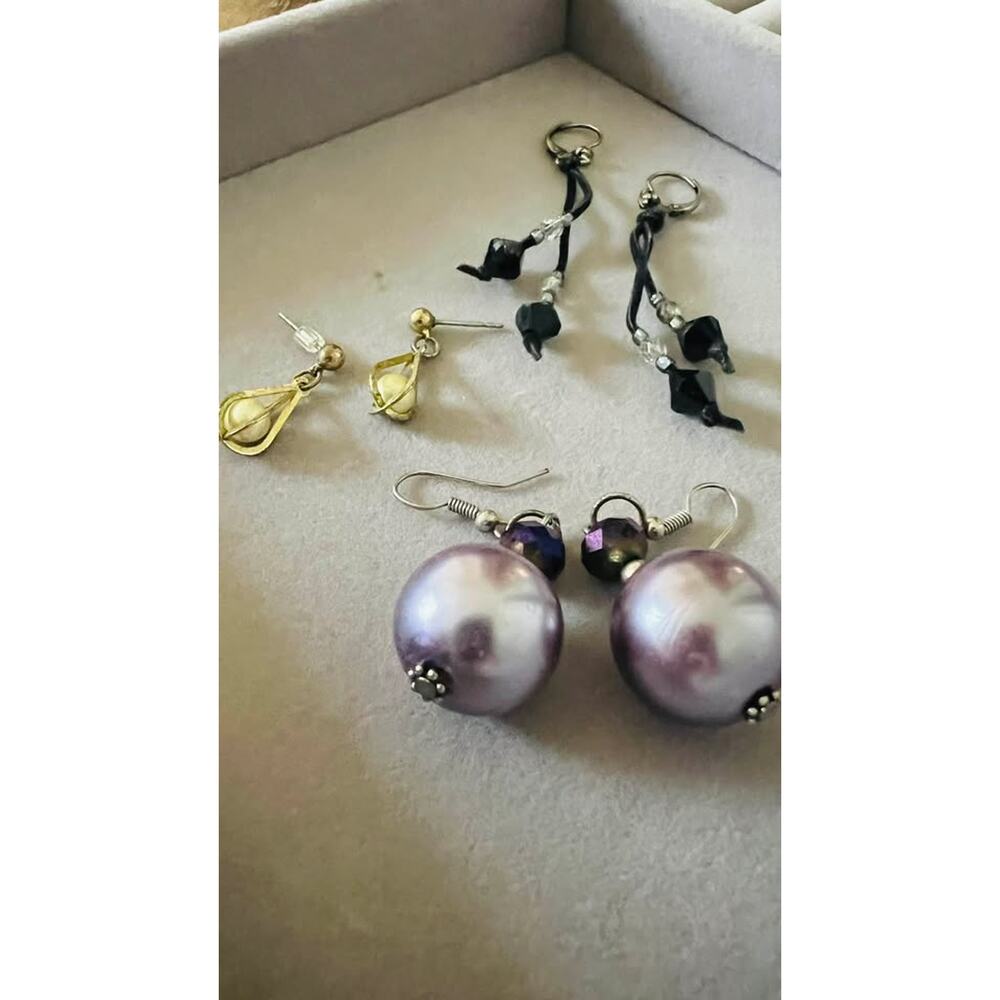 Assorted 3-Pair Earring Set - Picture 2 of 2